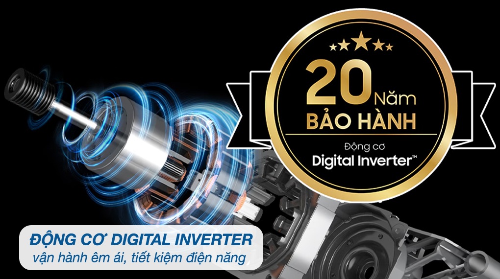 Máy Giặt Sấy Samsung Bespoke Inverter Giặt 12 Kg - Sấy 7 Kg WD12DB7B85GBSV